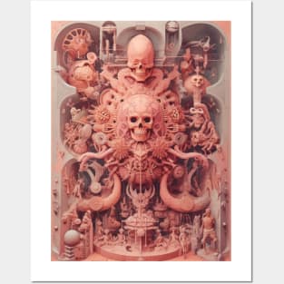 Esoteric Skull Posters and Art